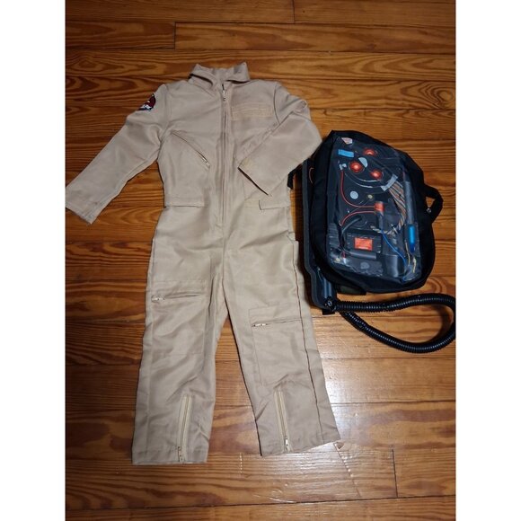 Ghostbusters Classic Jumpsuit Costume & Proton Pack Halloween Toddler 4T - Picture 1 of 14